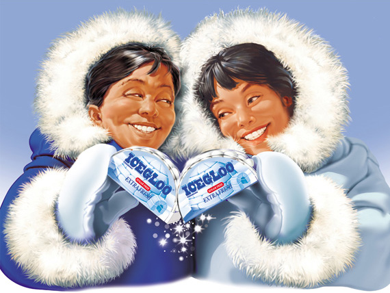 Illustration for advertising product.<br>1998